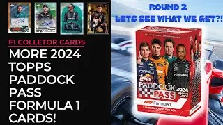 FORMULA 1 CARDS TOPPS PADDOCK PASS Round 2 #f1 #topps