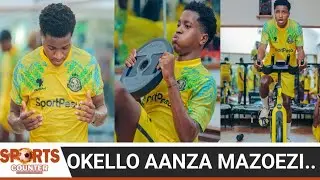 VIDEO: OKELLO NDANI YA UZI WA YANGA AKIFANYA MAZOEZI KWA MARA YA KWANZA BAADA YA KUSAJILIWA KWAKE..