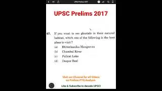 UPSC Prelims Previous Year Paper Analysis | Environment Shankar IAS