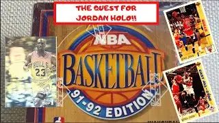 1991-92 UPPER DECK BASKETBALL BOX BREAK! Карточки с Майклом Джорданом!