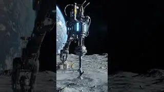 #Lunar Drill Machine in Action 🌕 | Future of Moon Missions#shorts #ai