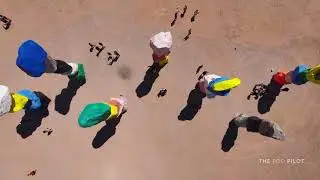 Seven Magic Mountains | Desert Cinematic Fly-In (Las Vegas NV)