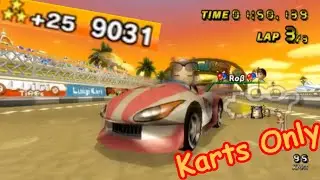 Mario Kart Wii Online - My first time at 9,000vr with KARTS ONLY