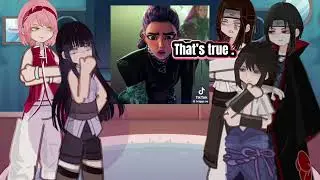 Naruto friends react to Sakura as rumi | K-pop demon hunters | Sasuke | Gacha life 2