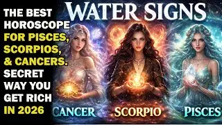 2026 Water Signs Money Forecast. The Secret Way Cancers, Scorpios and Pisces Get Rich in 2026