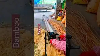 Amazing Machine For Bamboo Work #satisfying #short