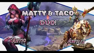 Me and Taco Carrying Our Entire Team in Masters/GM Ranked Chapter 2! - Smite