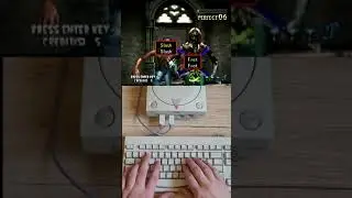 Typing of the DEAD ⌨️ ~ Gameplay and Keyboard Showcase #shorts #sega #dreamcast #retrogaming