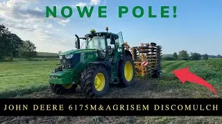 Nowe pole pod talerzówkę! Buraki 2021! John Deere & Agrisem Disco Mulch! AgroVlog #8