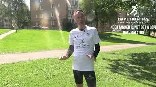 Noen tanker om det &aring; l&oslash;pe halvmaraton