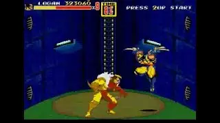 Streets of Rage 2 X Men Children Of Atom Wolverine Speedrun Hack by Savok