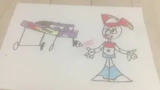 My crossover drawing Ramone and Jenny
