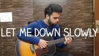 [Free tabs] Alec Benjamin - Let Me Down Slowly (feat. Alessia Cara) (Fingerstyle Guitar Cover)
