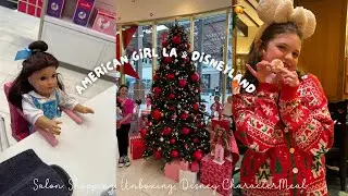 Grace visits American Girl LA, PopMart, meets celebrity, dines @ Mickey’s Christmas Carol Meal