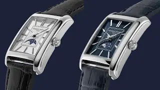 Frederique Constant Classics Carr&eacute;e Moonphase &ndash; элегантность ар-деко встречается с луной | Обзор ...