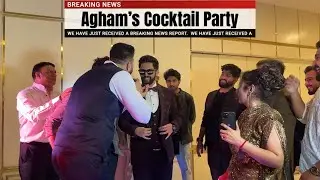 The most fun wedding function we attended:Agham&rsquo;s Cocktail Party 🥳 