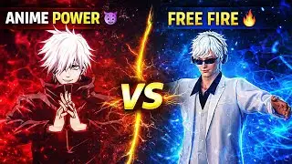 Gojo VS Free Fire 😱 | Anime Power vs FF Reality 🔥