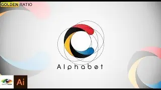 Adobe Illustrator | How to create letter C logo using golden ratio ( Logo Design Tutorial )
