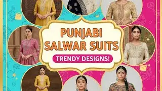 Simple Plain Punjabi Salwar Suits with Heavy Contrast Dupattas: Must-Have Collection 