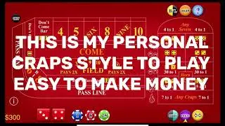 CRAPS STRATEGIES ( dark side style )