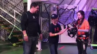 Adventure Ropes Course with Kids! (Beanstalk at Jordan's Furniture)