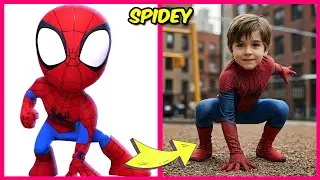 🕷️How Marvel's Spidey Characters Look In Real Life + Their Favorites Things ! 🦸🏾&zwj;♂️🔴🕸️| Spidey