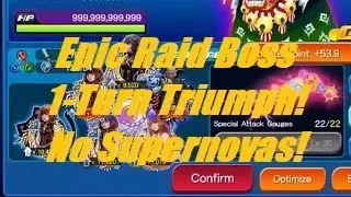 KHU&chi; Raid Boss (Epic Difficulty, 1-Turn Triumph, No Supernova Strategy)