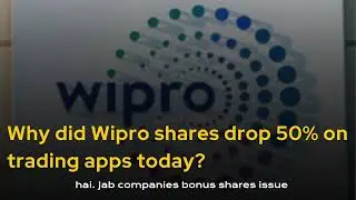 Wipro ke Share Price Mein Badi Girawat || December 03 #nse #stockmarket