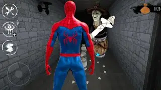 Playing as Spiderman in Horror The Eyes Witch Course | Bad Ending Full Gameplay