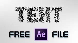 Free After Effect File - Particles Title Reveal
