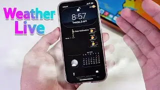 NEW Amazing Live Weather on Lockscreen No Jailbreak - iOS 15 in 2022