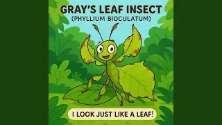 The Gray&rsquo;s Leaf Insect (Phyllium bioculatum) Educational Song for Kids