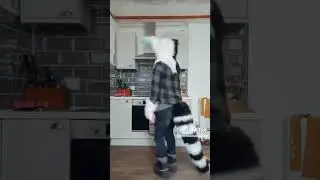 Intense spin. #furry #furries #fursuit #tiktok #shorts