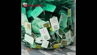 Unbelievable Secrets of Gold recycle  from SIM Cards #shorts #gold