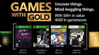 Games with Gold &ndash; Октябрь 2017 бесплатные игры (XONE)