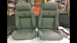 Full Fiero Seat Build using Mr Mike's Upholstery custom covers