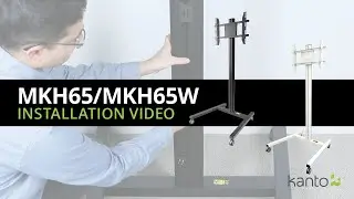 MKH65/MKH65W Rolling TV Floor Stand Installation Guide | Kanto Mounts