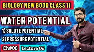 Water Potential: Solute Potential & Pressure Potential | Class 11 Biology New Book