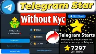 Buy telegram stars without kyc ||how to purchase telegram stars without fragment kyc #telegramstars