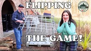 Stop Stacking Firewood! Easy Access & Dumping W/IBC Tote Mod