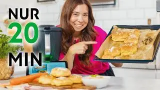 Schnelle Brötchen für die Lunchbox - Ohne Gehzeit und Ofenvorheizen! | Thermomix®️ Rezept