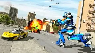 US POLICE MONSTER TRUCK ROBOT 🕹GAME🕹 FOR ANDROID AND IOS 🎮BY GP GAMES
