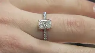 SD049 Side Stone Diamond Engagement Ring