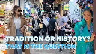 Traditional Bazaar : tourist attraction and tourism industry | walking in the historical market