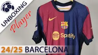 Barcelona Home Jersey 24/25 Lamine Yamal (KitMM) Player Version Unboxing Review