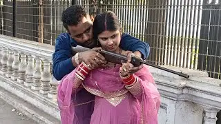 Mini vlog on Kolkata ll 🧐 Bhabhi Training Gun  Shooting 😱 