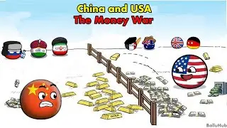 China and USA The Money War | Countryball Animation