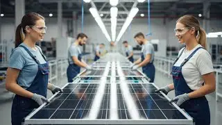 How Solar Panels Are Made | Inside a Modern Solar Panel Factory Full Process