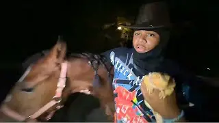 Fanum Brings A Horse Into The AMP House..😂