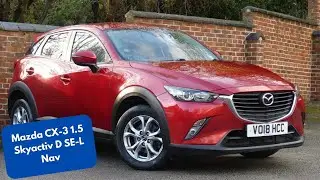 2018 - '18' Mazda CX-3 1.5 Skyactiv D SE-L Nav 5 Door Diesel SUV